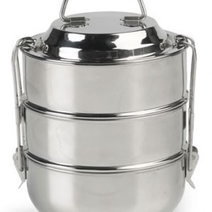 Happy Tiffin, Raja Domed 3-Tier Tiffin Lunch Box